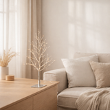 J-Line Arbre Nu+Led Métal Argent Petit en situation