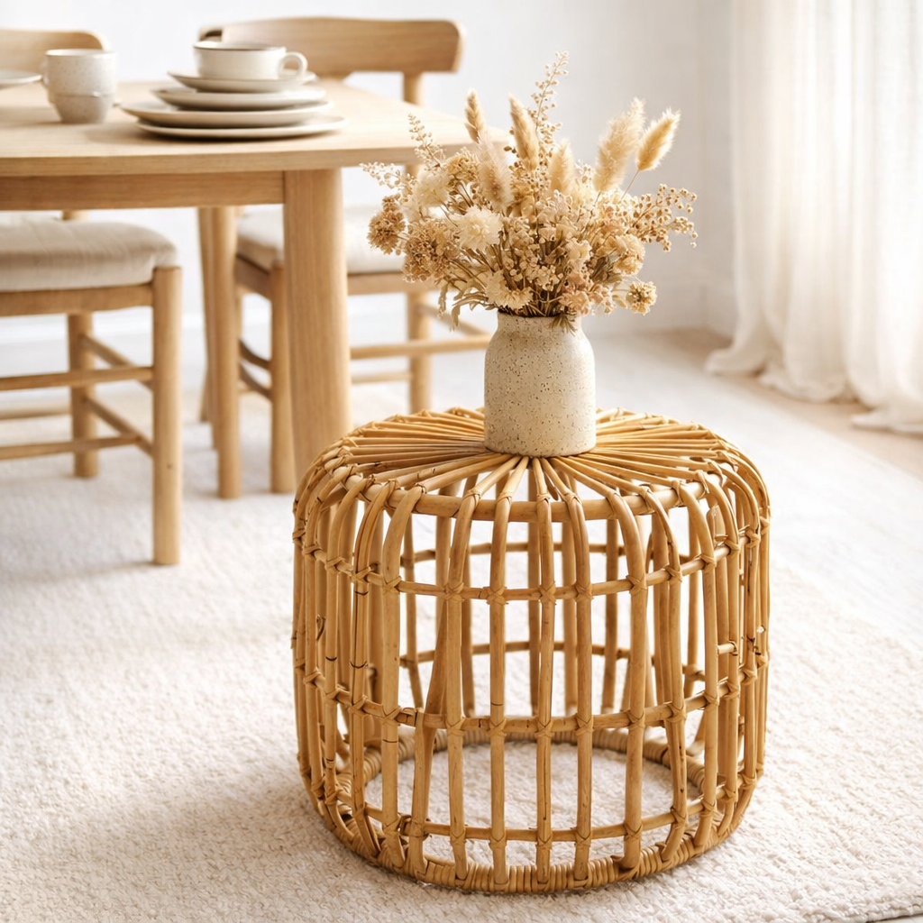 J-Line salontafel Sirine - rotan/hout - naturel en situation