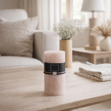 Bougie cylindrique J-Line - rose clair - grande - 52U en situation
