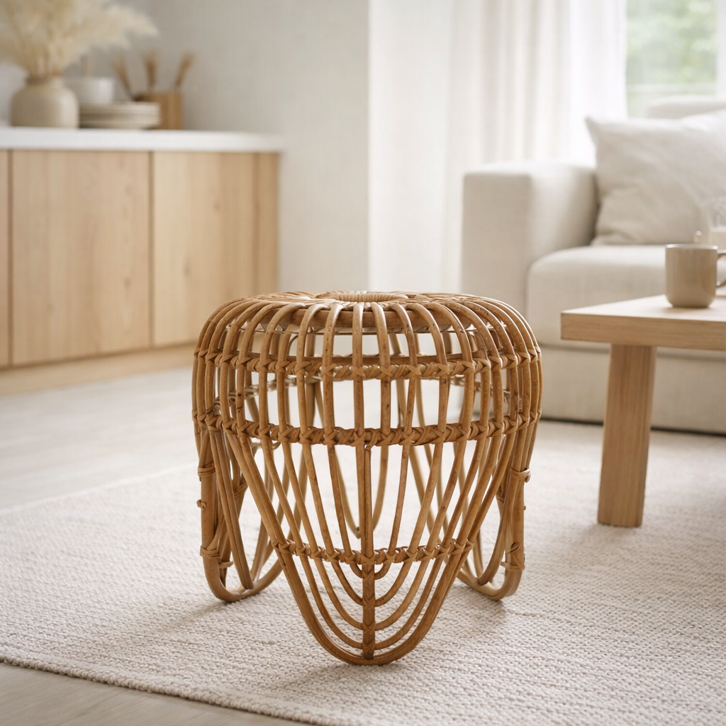 J-Line Stoel Lea Rotan Naturel en situation