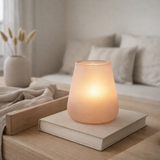 Lanterne J-Line Powder - verre - rose - moyen en situation