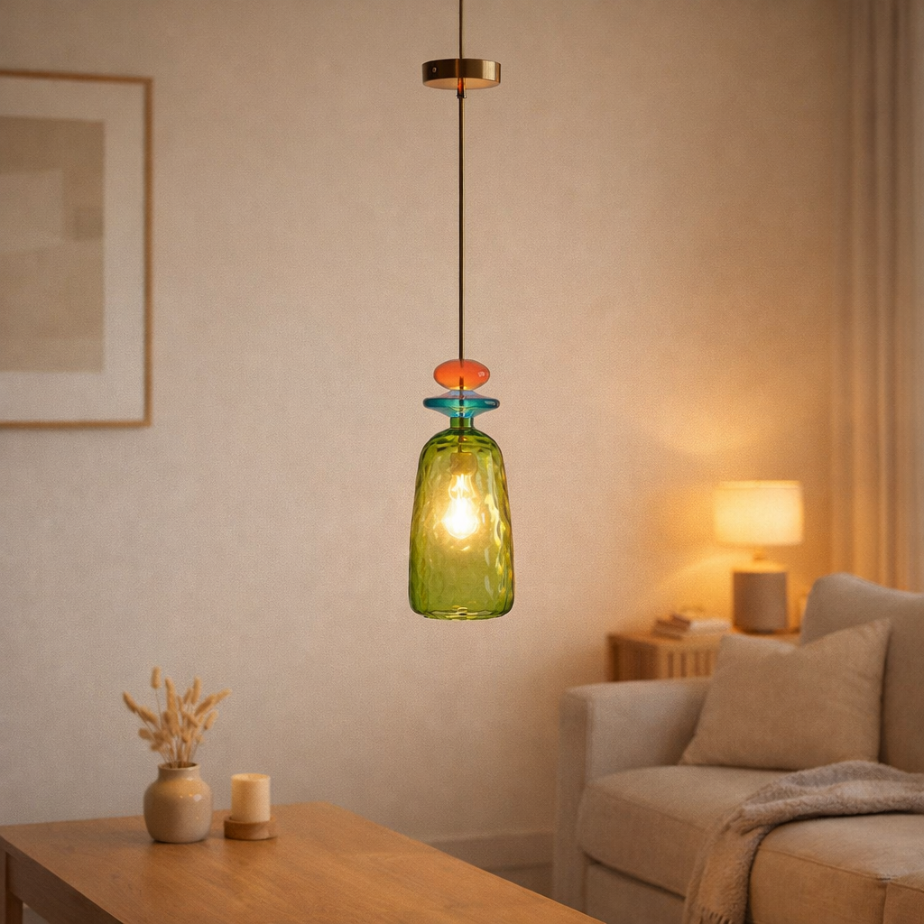Lampe à plafond j-line Laurence Glas Mix en situation