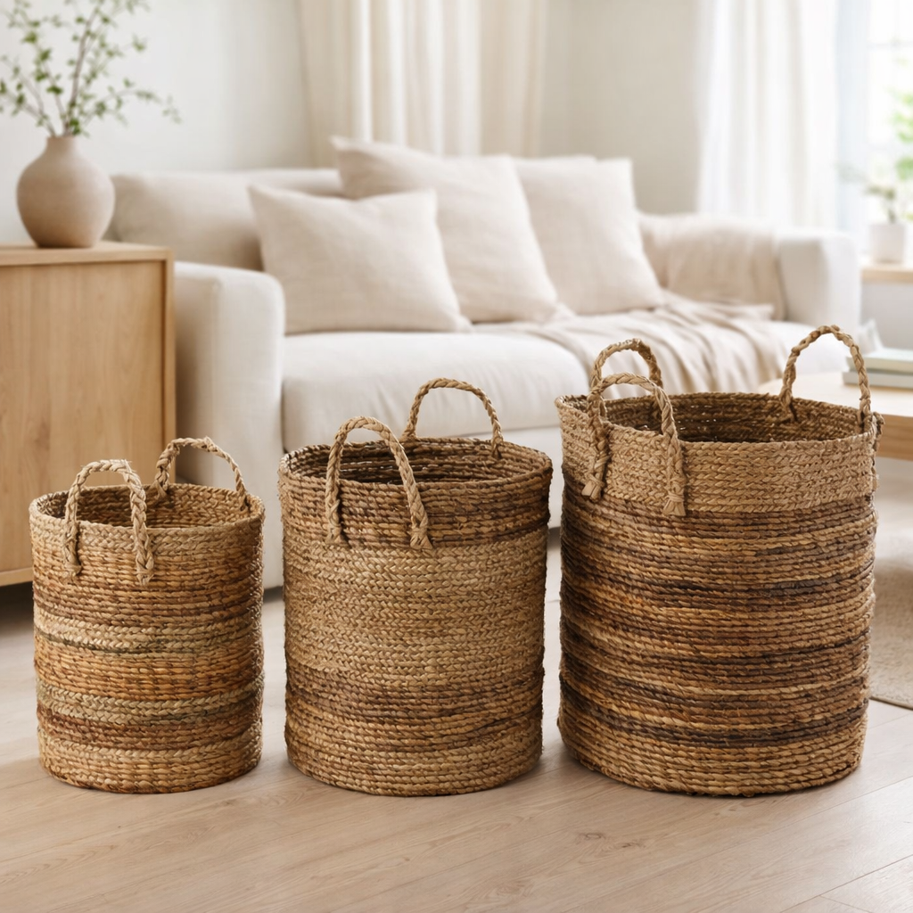 J-Line homme Lucie - jute - naturel - 3 pièces en situation