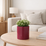 J -line Flowerpot Flek - Ceramics - Fuchsia - Extra Small - Ø 14,5 cm en situation