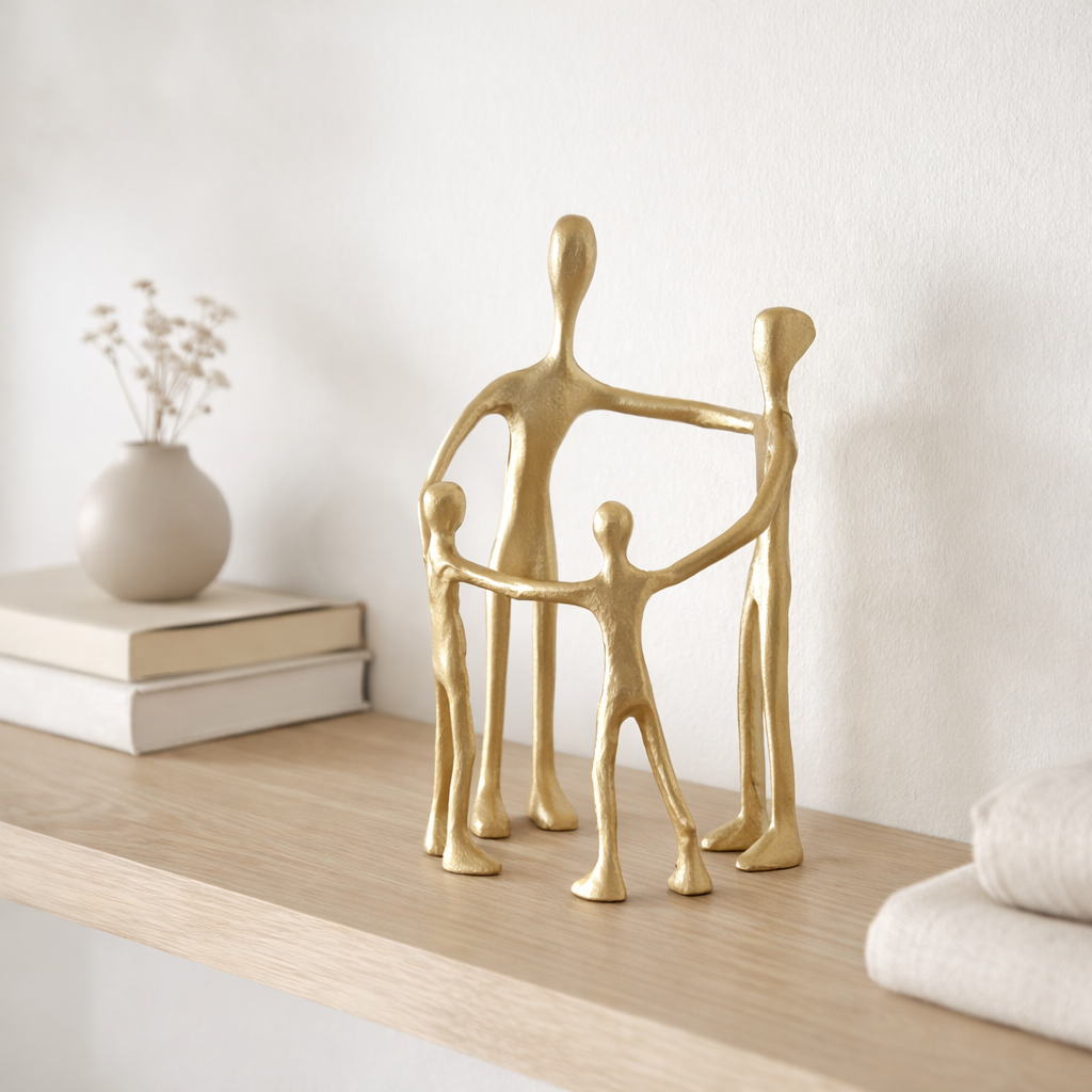 J -line Decoration Family Circle - Aluminium - Gold en situation