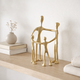 J -line Decoration Family Circle - Aluminium - Gold en situation