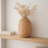 J-Line Vase Wicker - Bamboo - Natural - Moyen - 37 cm de haut en situation
