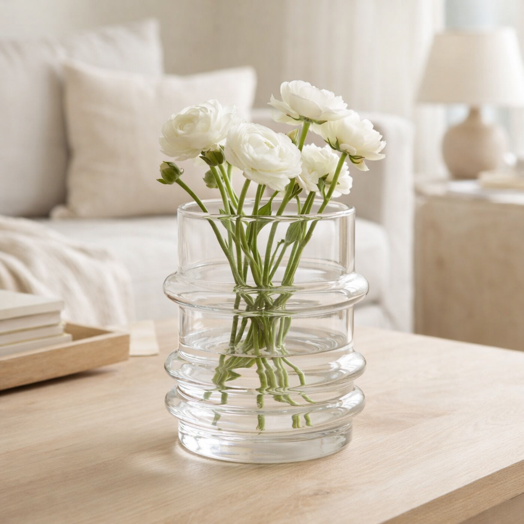 J -line Vaas Band - GLAS - Transparente - Small - Ø 15 cm en situation