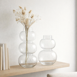 J -line Vase Bol - Verre - Transparent - Large - 36 cm de haut en situation
