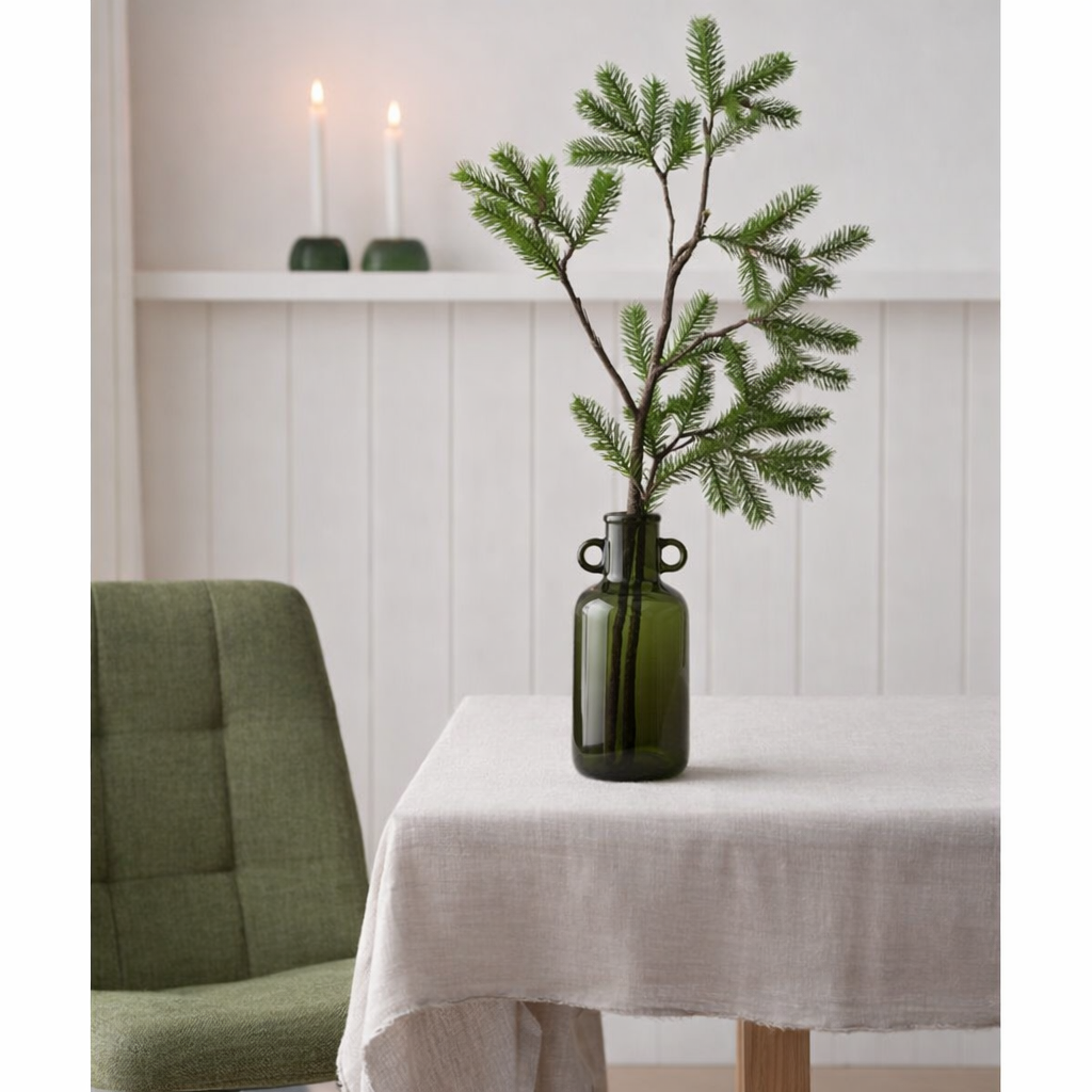 Branche décorative J-Line - plastique - vert/marron - S en situation