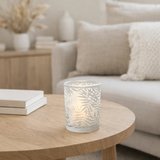Lanterne J-Line Feuilles - verre - blanc - moyen en situation