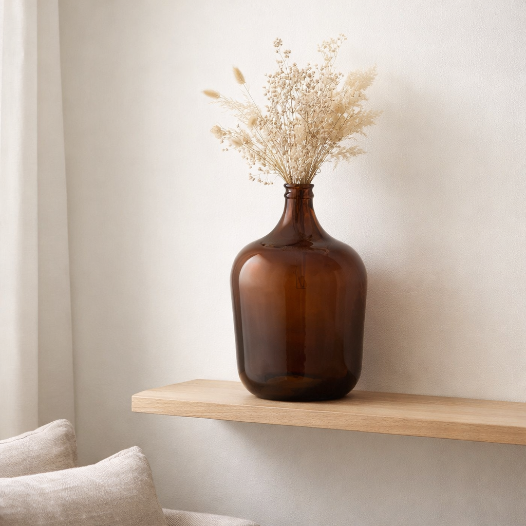 J-Line Vase Carafe - Verre - Brown - Ø 35 cm en situation