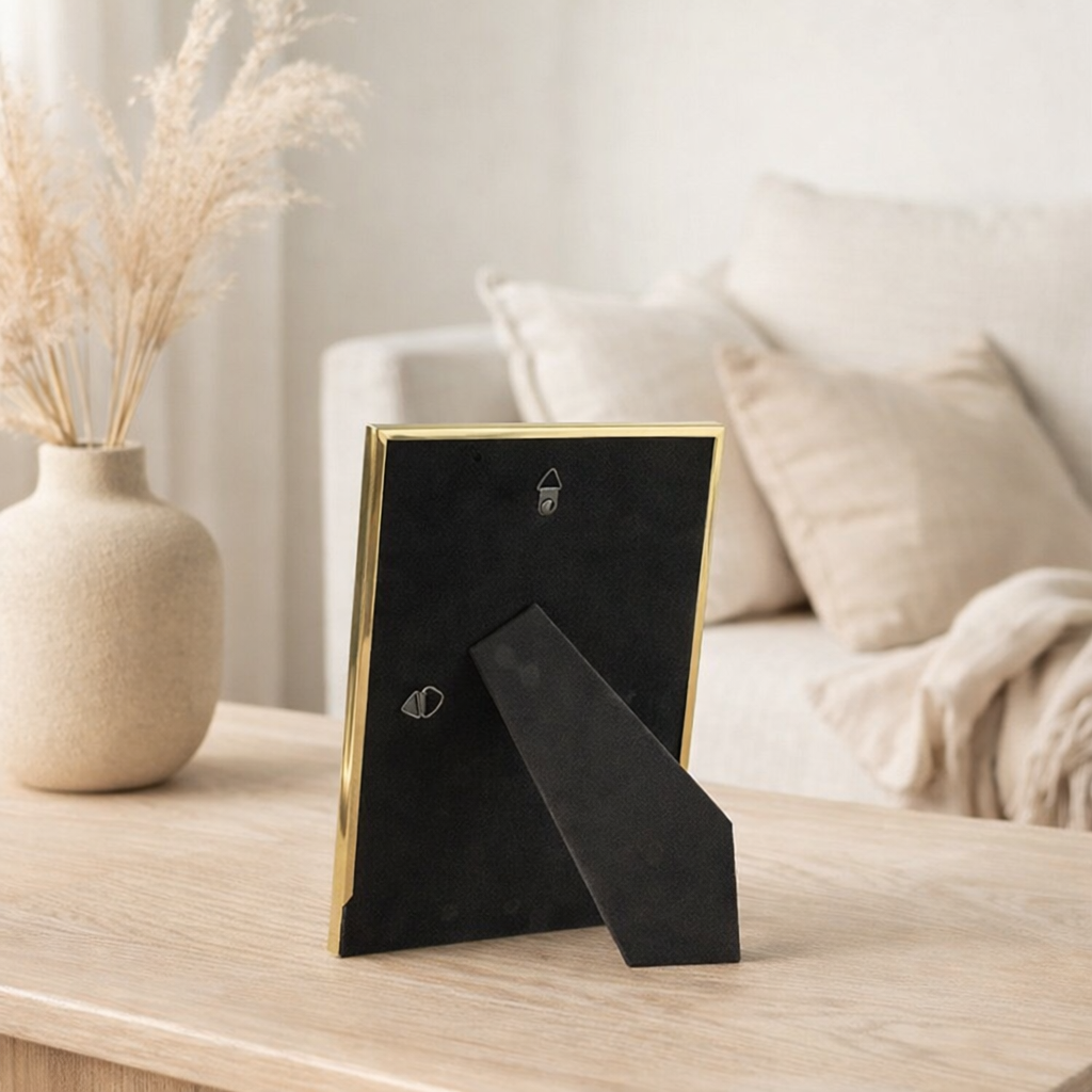 J -Liline Frame photo Passe Partout Fine planche - Metal - Gold - Medium en situation