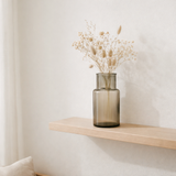 J-Cylindre de vase en ligne - Verre - Brun clair - Petit - 16 cm de haut en situation