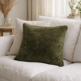 J-Line Cutie Coussin Décoratif – Polyester – 45x45 cm – Vert en situation