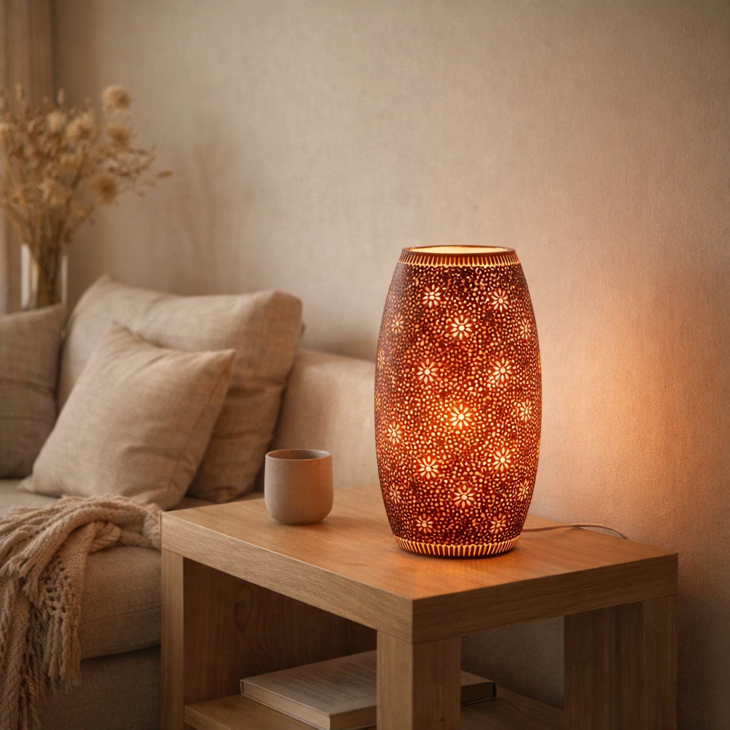 Lampe J-Line Bram - verre - bon - grand en situation