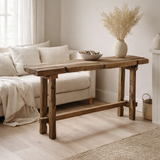 Console J-Line Brut Bois Recyclé Marron en situation