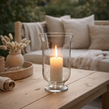 J-Line Lanterne Classique Verre Clair en situation