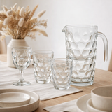 Carafe J-Line Bubble - verre - transparent en situation