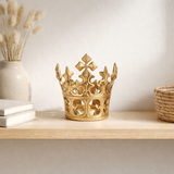 J -line Decoration Kroon - Polyresin - Gold en situation