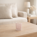 J-Line photophore Mosaic Straight - verre - rose en situation