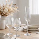 Verre à champagne J-Line Strepen - verre en situation