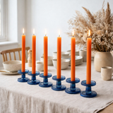 J-Line Coffret 6 Bougies de Table Orange -9U en situation
