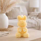 Bougie J-Line Lapin - jaune clair - petite - 8U en situation