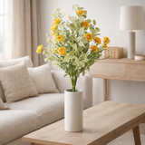 Bouquet de fleurs J-Line - plastique - jaune en situation