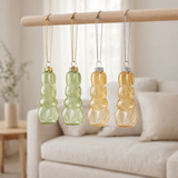 Suspension J-Line Lapins - verre - vert/jaune - boîte de 4 en situation