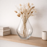J -line Vase ABBY - Verre - Transparent - Grand - 28 cm de haut en situation