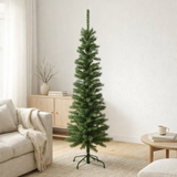 J-Line Sapin de Noël Plastique Petit Modèle Vert Petit en situation