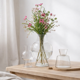 J -line Vaas Bol - Glas - Transparant - Small - Ø 18 cm en situation