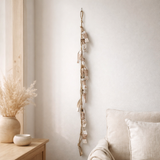 J -Liline Pendant Fish 12 Alabasia - Wood - Brown / White en situation