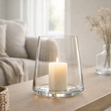 Lanterne J-Line Conique - bougeoir - verre - transparent en situation