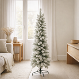 Sapin de Noël J-Line Modèle Snowy - plastique - vert - petit en situation