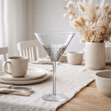 Verre à cocktail J-Line - verre - argent en situation