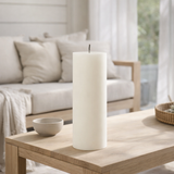 J -line Pilier de bougie en plein air Paraffine - Blanc - Extra Large - 50U en situation