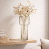 J -line Vase Betty - Glass - Transparent - Large - 4 cm de haut en situation