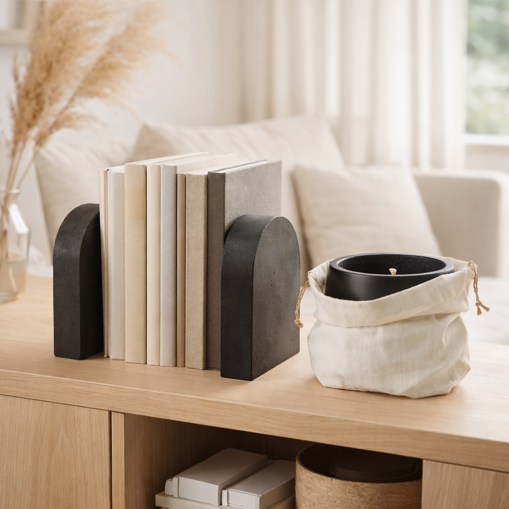 J -line Buitenkaars - Cement - Black - Medium - 31h en situation