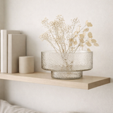 J -line Vase Low Betty - Glass - Transparent - Ø 28 cm en situation