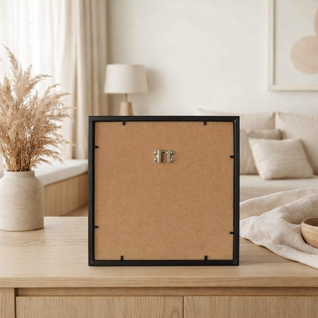 Cadre photo J-Line - cadre photo Basic - bois - noir - grand en situation