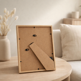 Cadre photo J-Line - cadre photo Basic - bois - naturel - moyen en situation