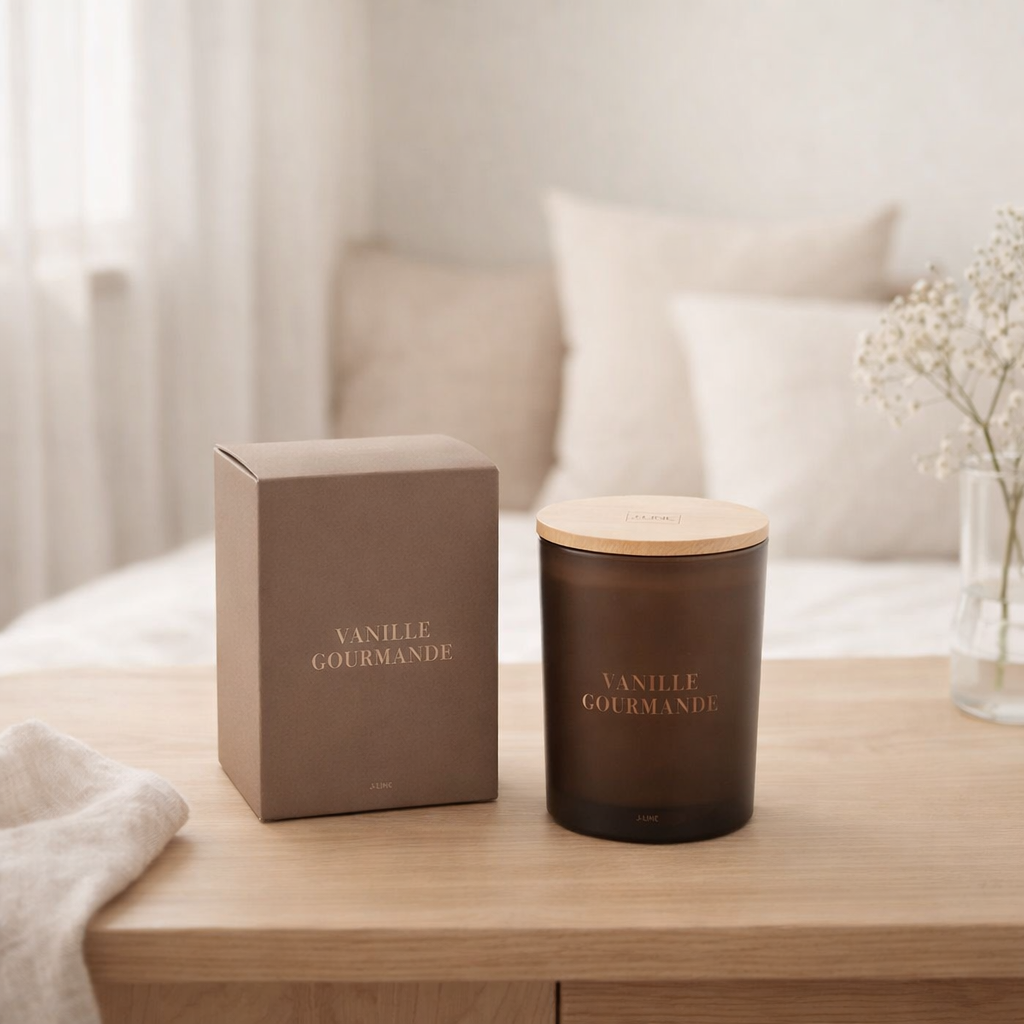 J -Les Cougie parfumée Accords Essentiells - Vanilla Gourmande - Brown - 38U en situation