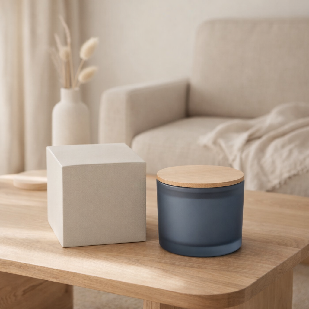 J-Line geurkaars Accords Essentiels - Musc Obscur - blauw - 28U en situation