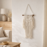 J-Line Hanger Franges - coton - blanc en situation