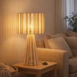 J-LIGNE LAMP ROPES - Metal / Paper - White / Naturel en situation