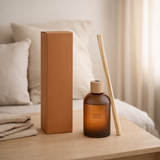 J-Line geurstokjes Accords Essentiels - Ambre Intime - oker - 550 ml en situation