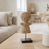 J-Line standbeeld Ying Albasia - hout - naturel - petit en situation