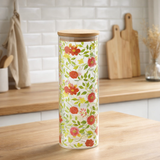 J-Line Pot de Rangement Fleurs Verre Mix Grand en situation